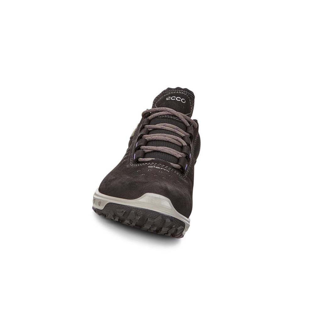 Women's Ecco W Biom Venture Gtx Tie Hiking & Trail Black | USA 150LIS